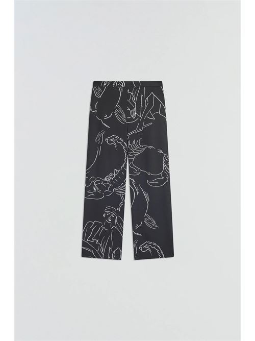 PANTALONE AMPIO FANTASIA LIVIANA CONTI | F5SU30ZDC2